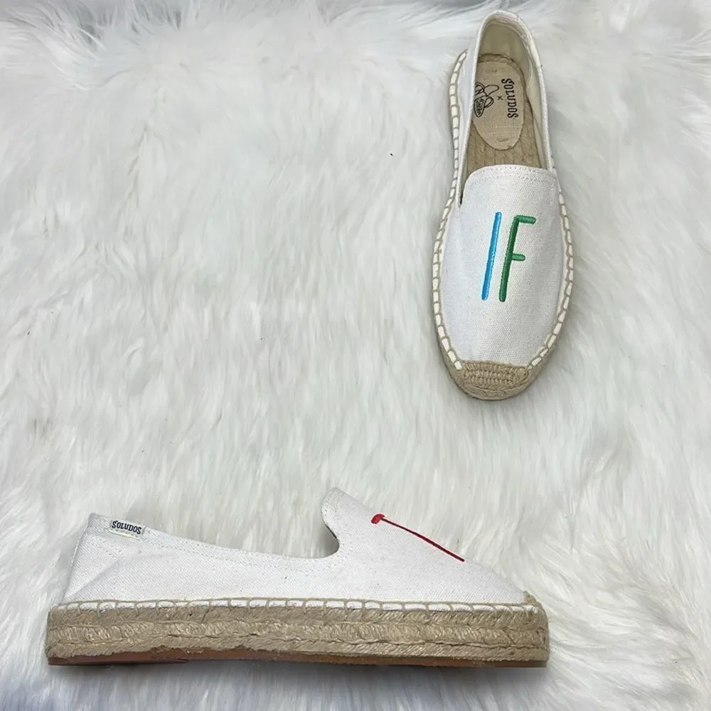 Anthropologie Soludos X‎ Ashcan NWOT TG/IF Embroidered Espadrilles